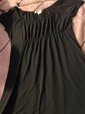 MICHAEL Michael Kors Little Black Baby Doll Mini Dress Size Large